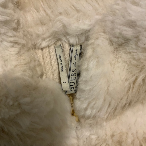 GUESS Faux Fur Zip-up Vest - XS - Picture 4 of 9